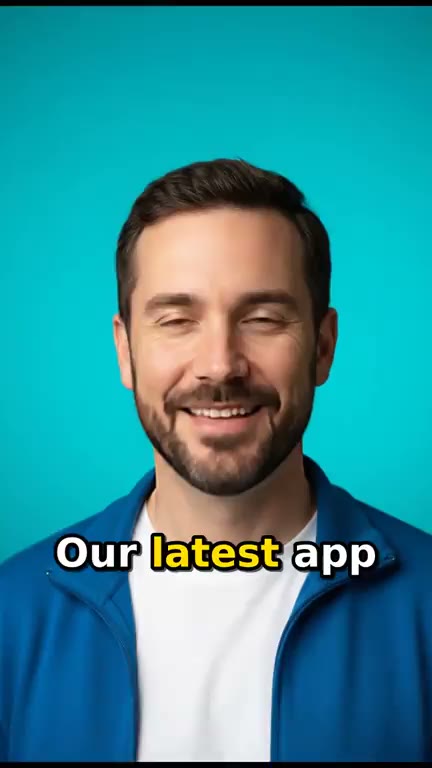 A real run of the Talking Head Short template (2 of 3)